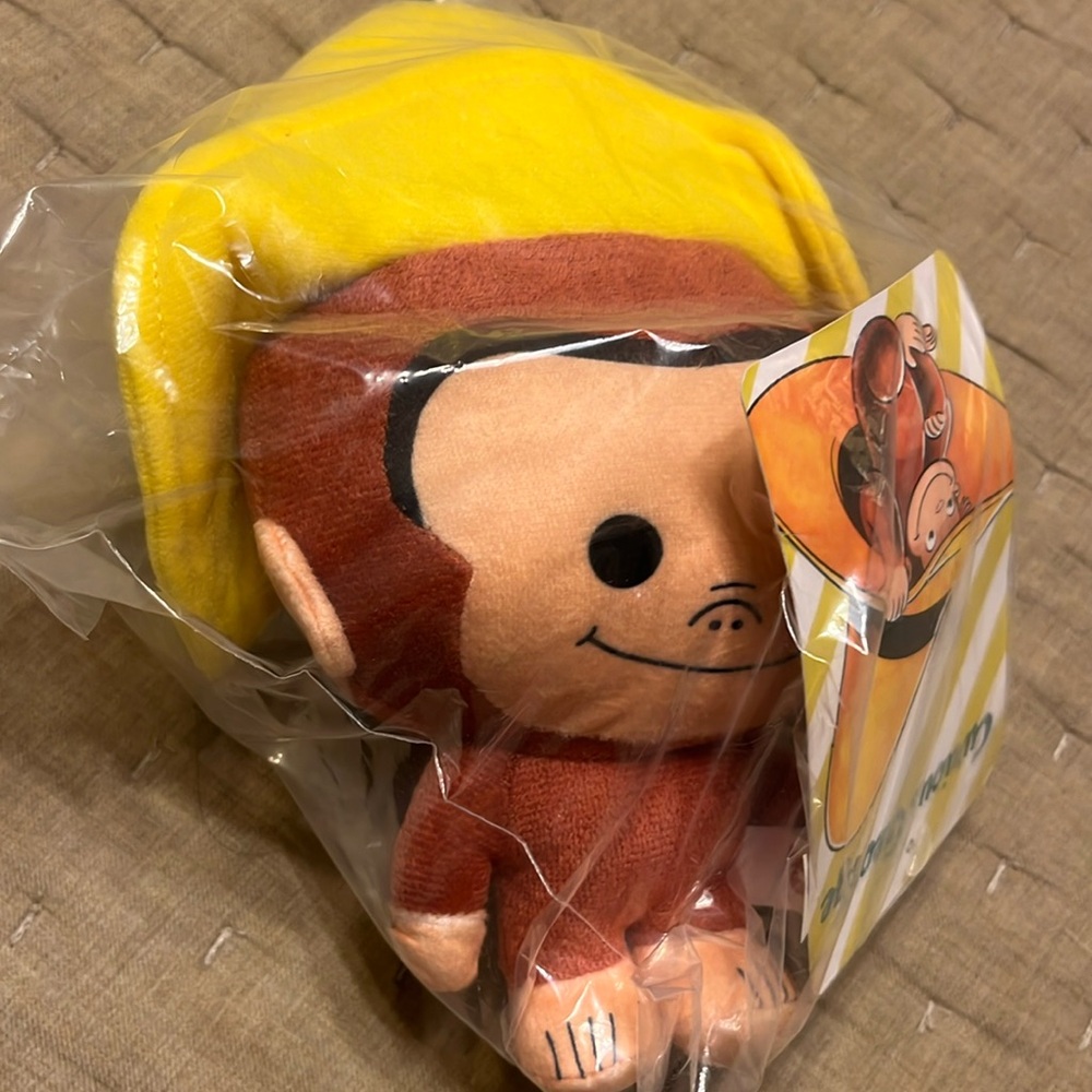 Curious George Yellow Hat Plush / Limited Edition / Kawaii / 8” / BRAND NEW